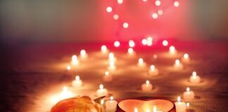 Czy można zostawić zapaloną świeczkę na noc?